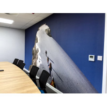 First Actuarial Office Build - Snowy Mountain Mural